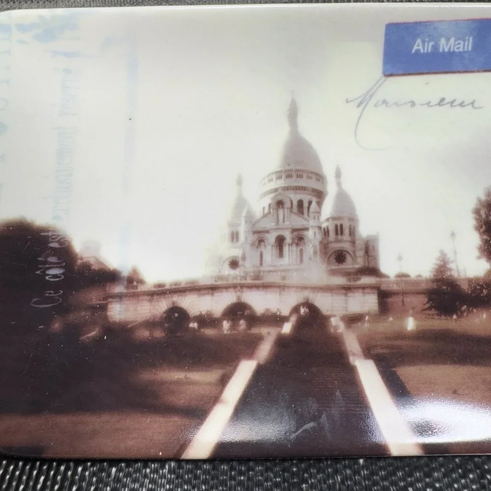 Restoration Hardware Paris Sacré Cœur Basilica Trinket Dish Plate Rectangular‎